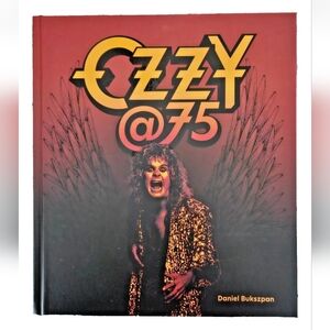 Ozzy @ 75 Book by Daniel Bukszpan - Red Cover